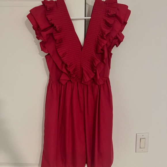 Pink Ruffle Dress - Picture 2 of 3